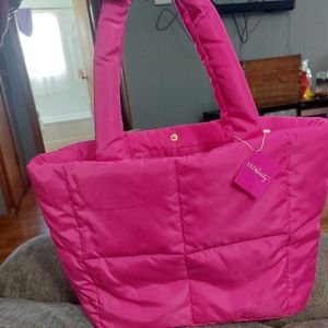 Barbicore Ulta Beauty Nylon Cloud Nine Puffed Tote NWT